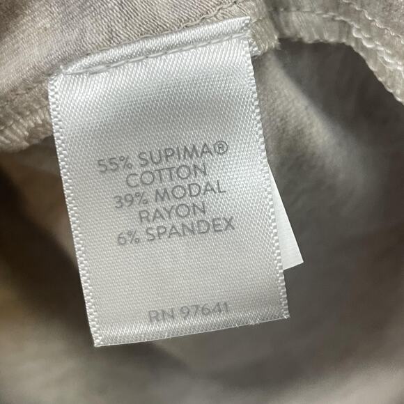 J Jill Shirt Womens XL Soft Mink Luxe Supima Cotton Relaxed Tee Long Sleeve - Picture 6 of 11